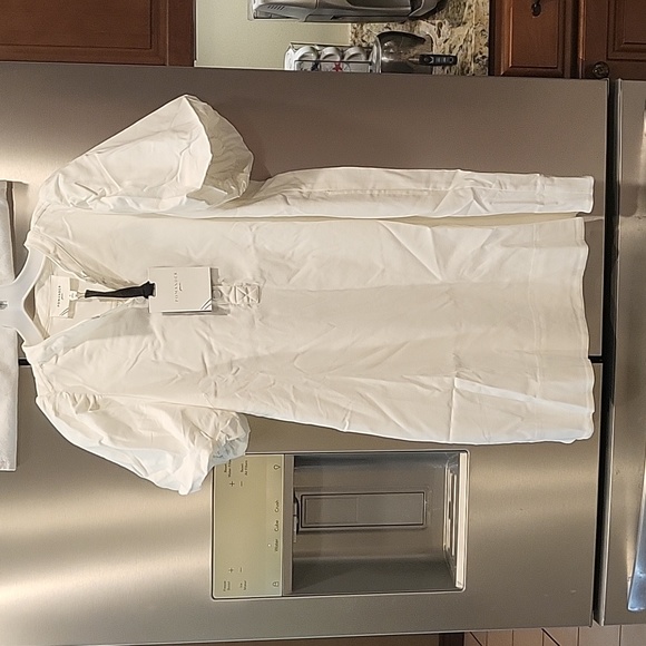 Pomander Place White Carley Dress Puff Sleeve - Picture 6 of 11